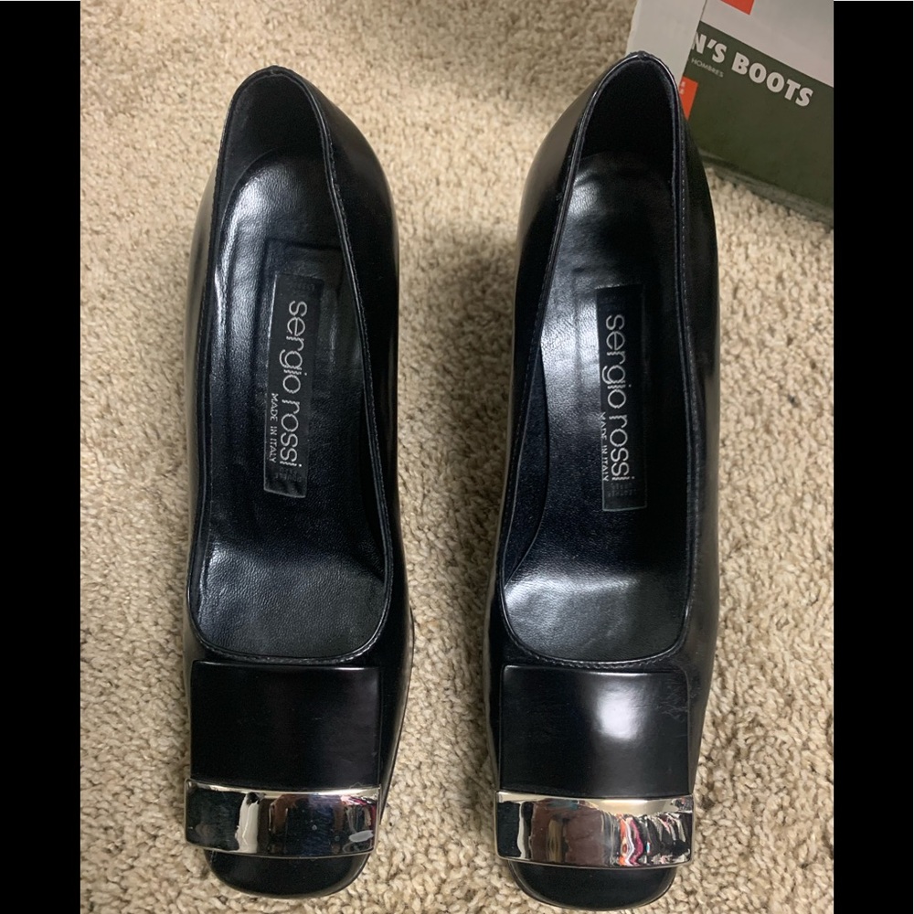 Sergio Rossi blocked heel